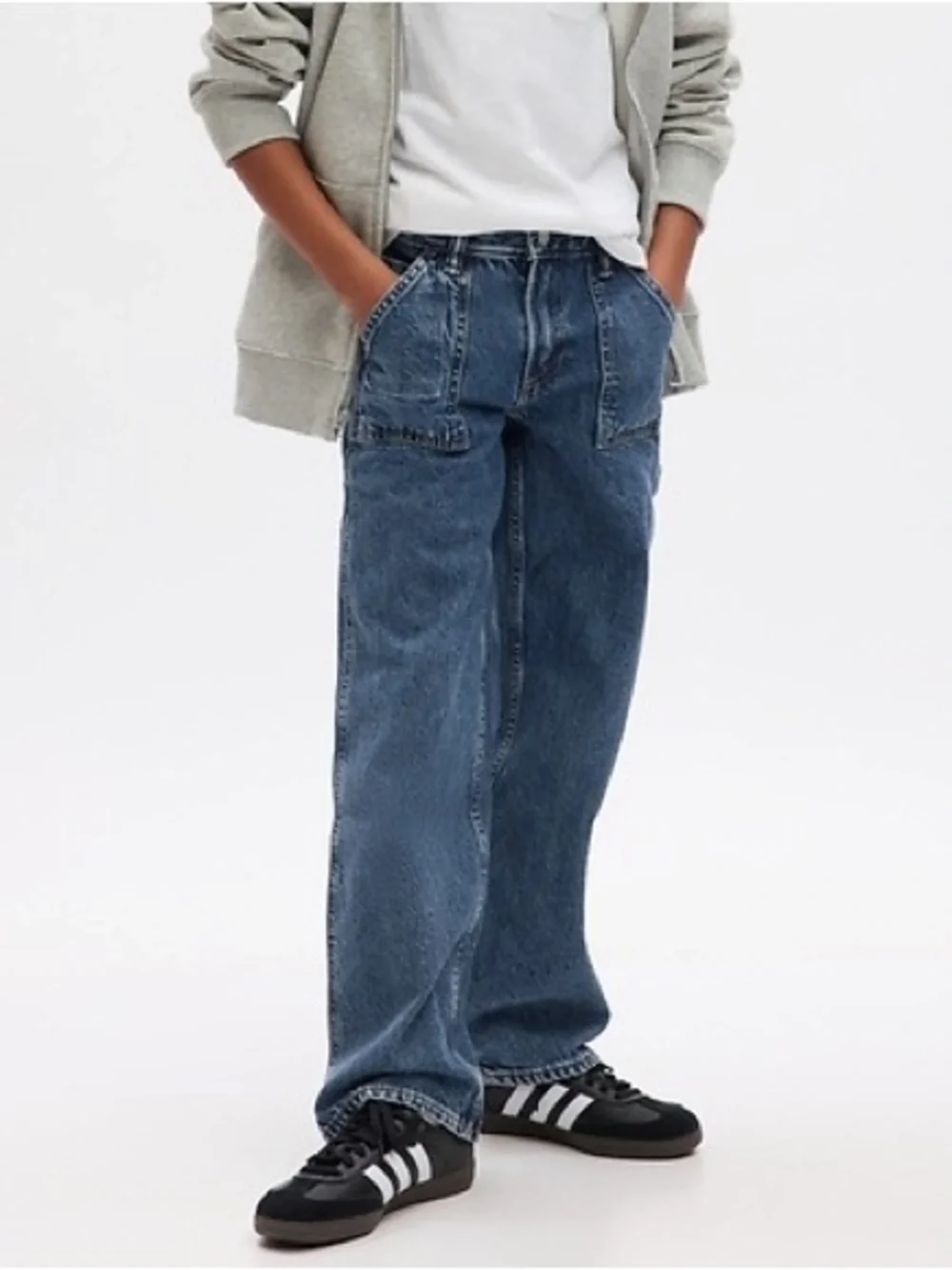 Gap Carpenter Jeans Size 7 NWT Zip Fly Adjustable Waist Cotton Casual